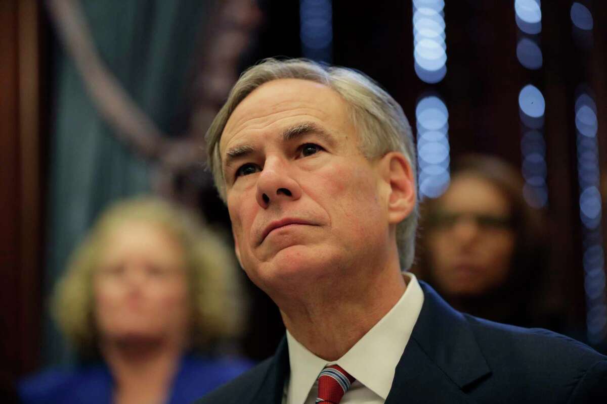 Texas Gov.Greg Abbott gives an update on the coronavirus, Friday, March 13, 2020, in Austin, Texas. Abbott declared a state of disaster Friday as the coronavirus pandemic spread to all of the state's biggest cities. (AP Photo/Eric Gay)