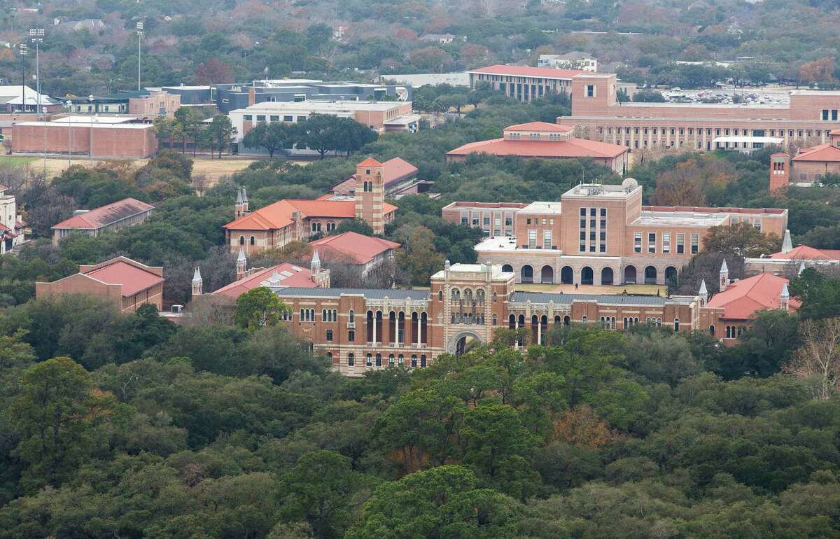 Rice University as seen looking south from the Warwick Tower, Friday, Jan. 19, 2018, in Houston.