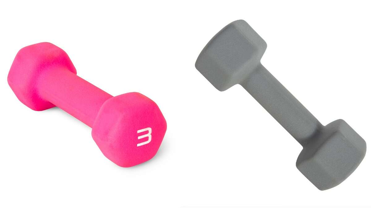 Weighted Sport CAP Barbell Neoprene Dumbbell Exercise & Fitness Single 5 lbs 