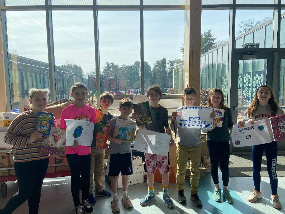 Thanks to the students and families of Tokeneke School, the book drive was a huge success and yielded a record-number 5,836 gently-used books for the non-profit.