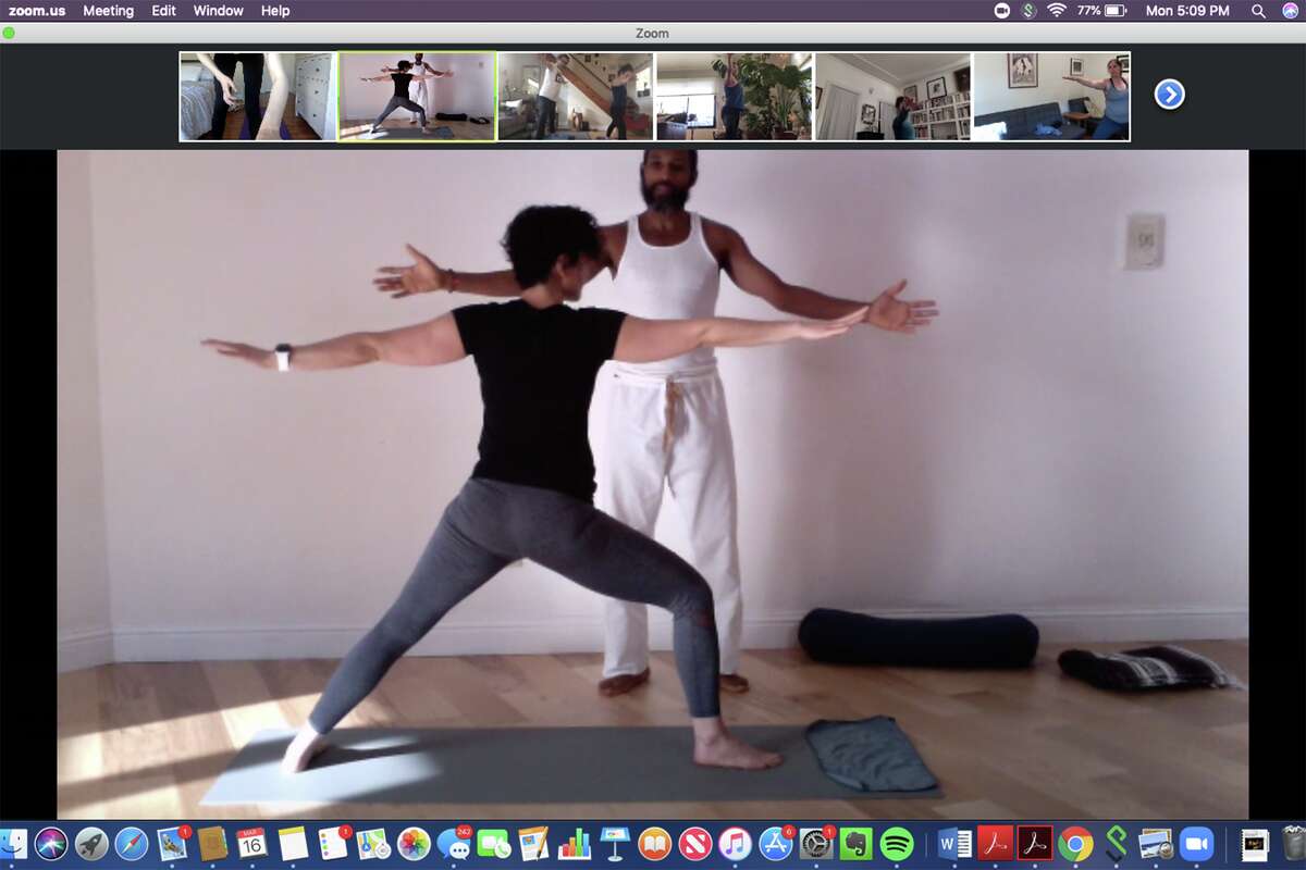 I tried virtual yoga. Here's why it may be better than the real thing