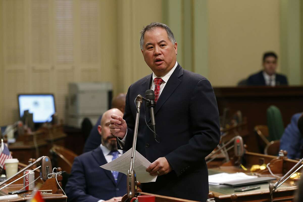 Assembly Member Phil Ting, D-San Francisco, shown last March, says it’s time to “beg all our districts to open up” after the governor signed a law to reopen schools.