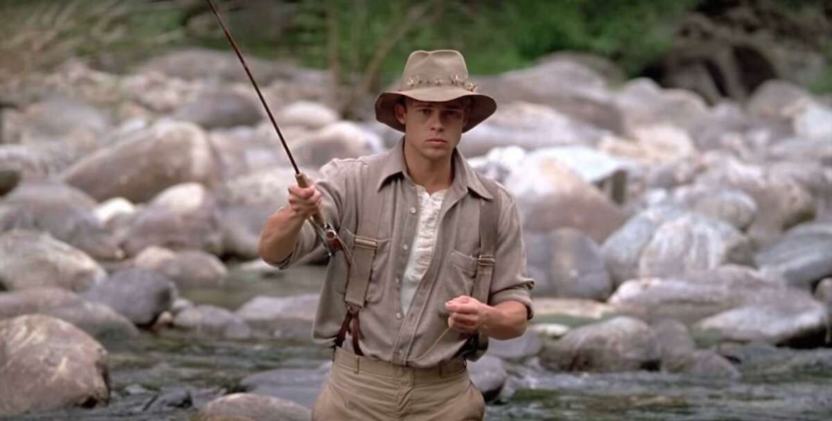 Brad Pitt in “A River Runs Through It.”