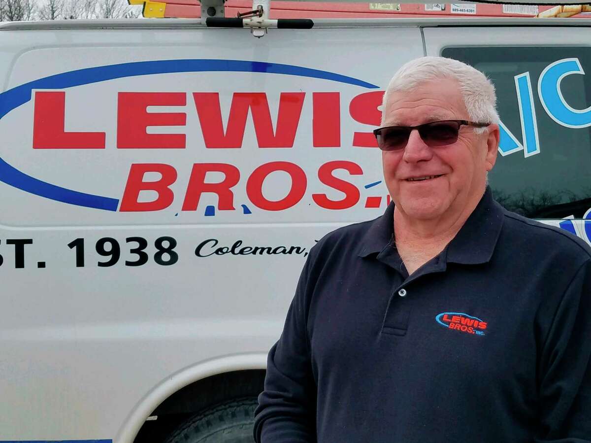 Dennis Lewis owns Lewis Bros. Air Conditioning, Refrigeration, Inc. in Coleman. (Ron Beacom/For the Daily News)