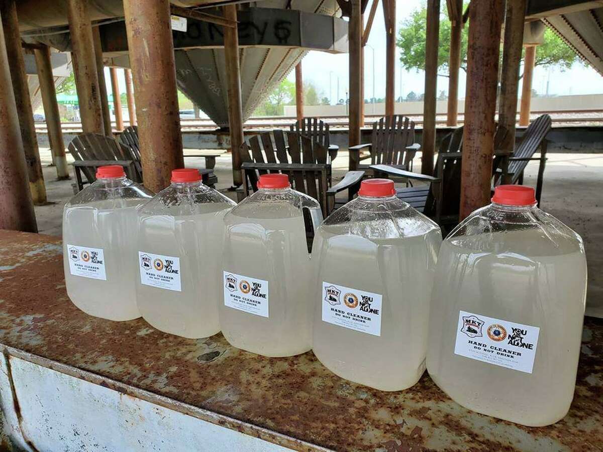 Hand sanitizer is in short supply, but many companies have shifted production efforts to fill the need, such as the MKT Distillery making hand sanitizer for the Fort Bend County Sheriff's Office's You Are Not Alone program.