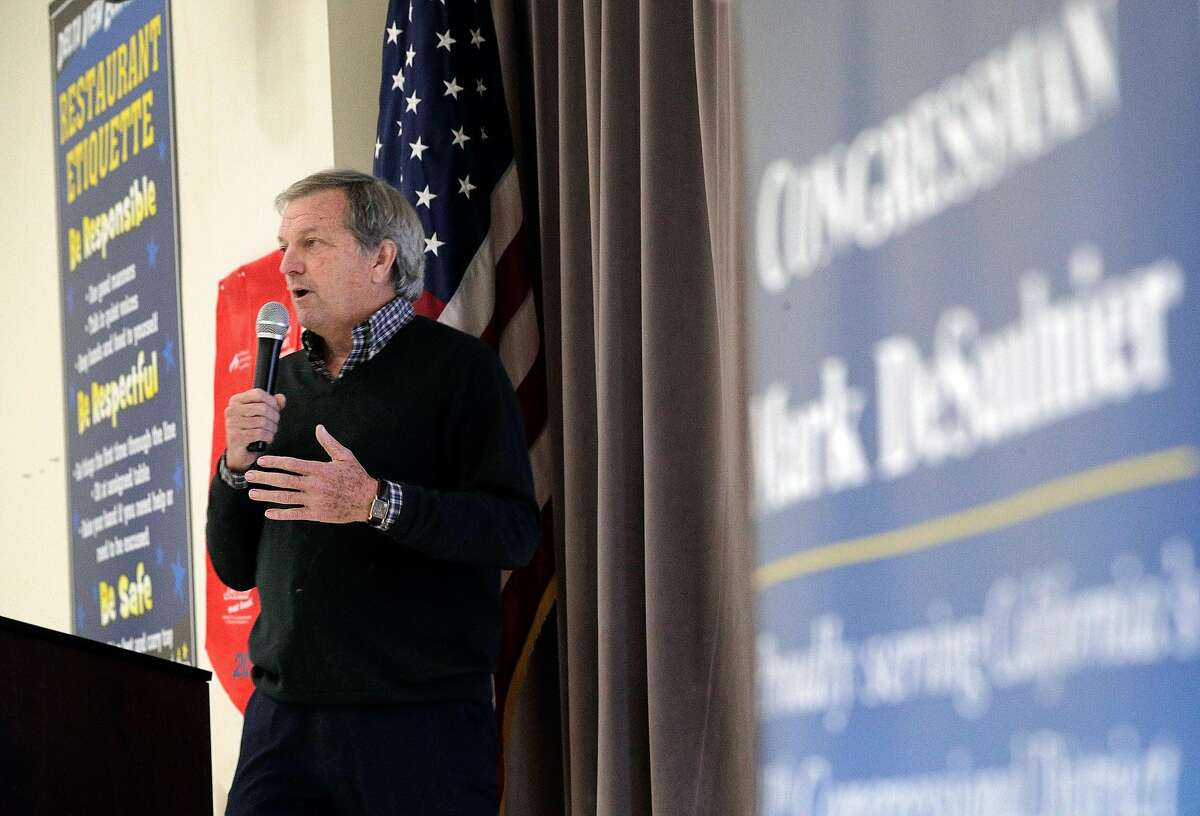 Congressman Mark DeSaulnier speaks to his constituents during town hall meeting in Pittsburg, Calif., on Tuesday, October 1, 2019.