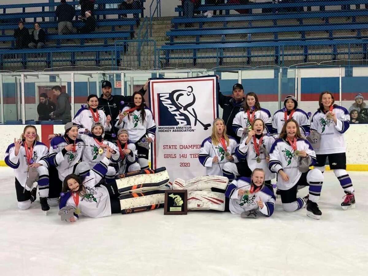 Midland Hornets 14U girls hockey team wins state title in inaugural season
