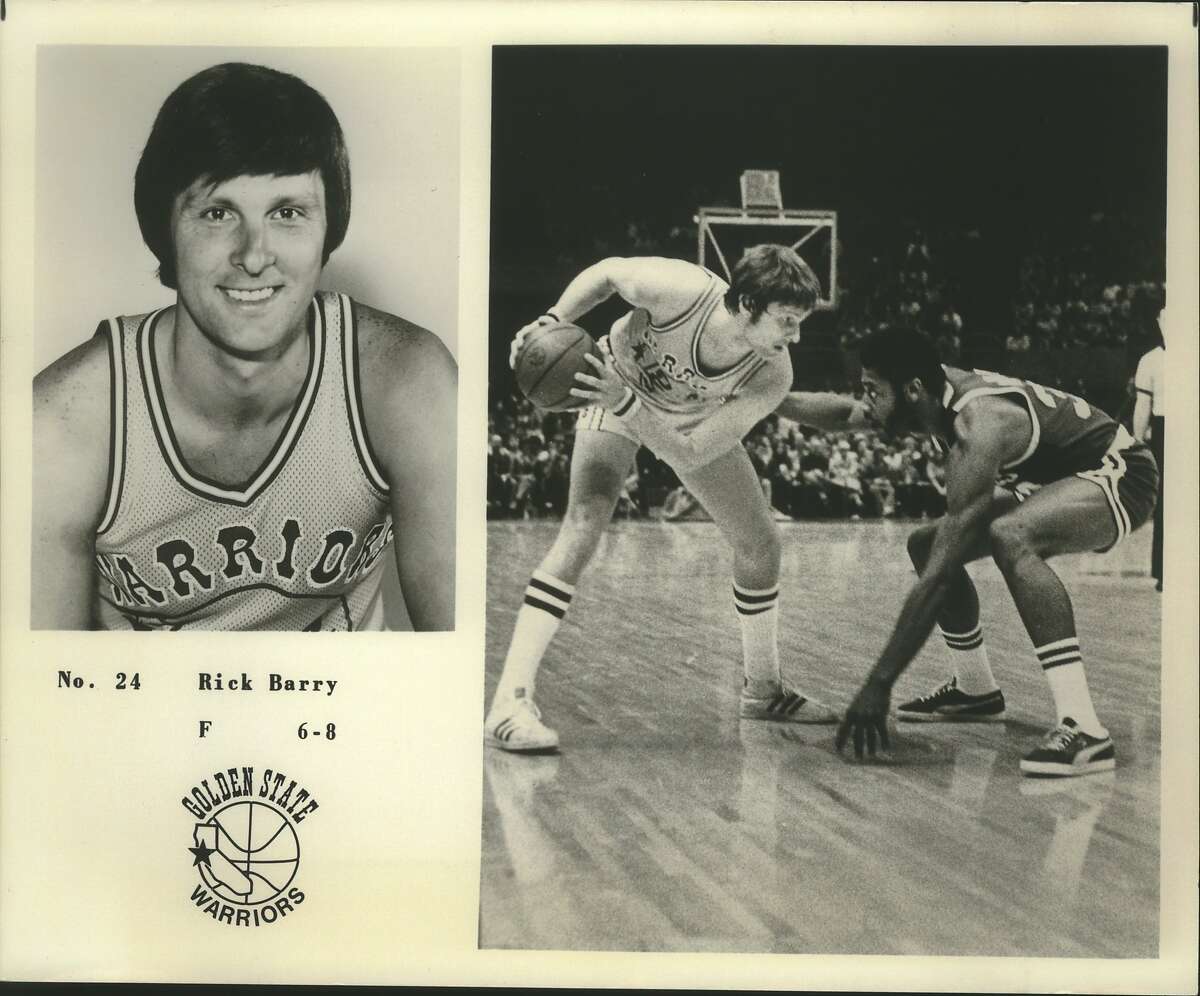 Rick Barry, Golden State Warriors Basketball Player, Number 24, Forward, 6-8