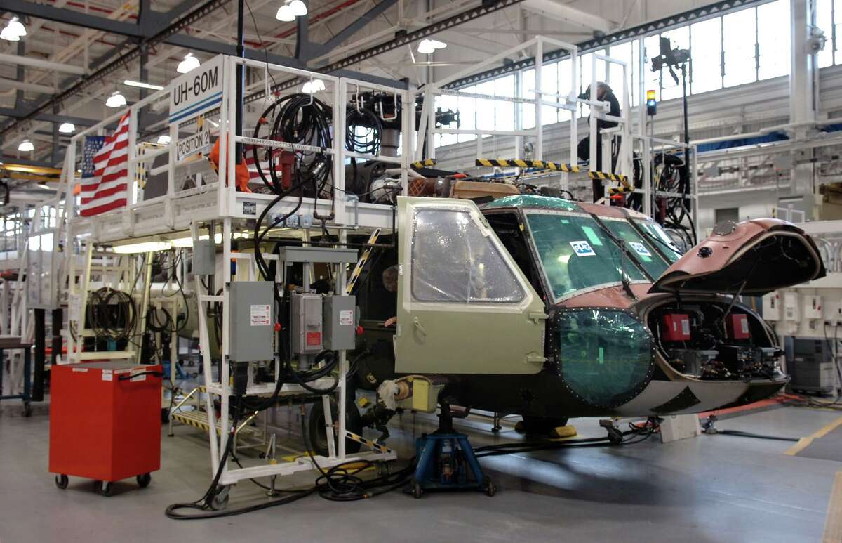Defense contractors such as the Stratford-based Sikorsky Aircraft Division of Lockheed are allowed to keep working during the pandemic.