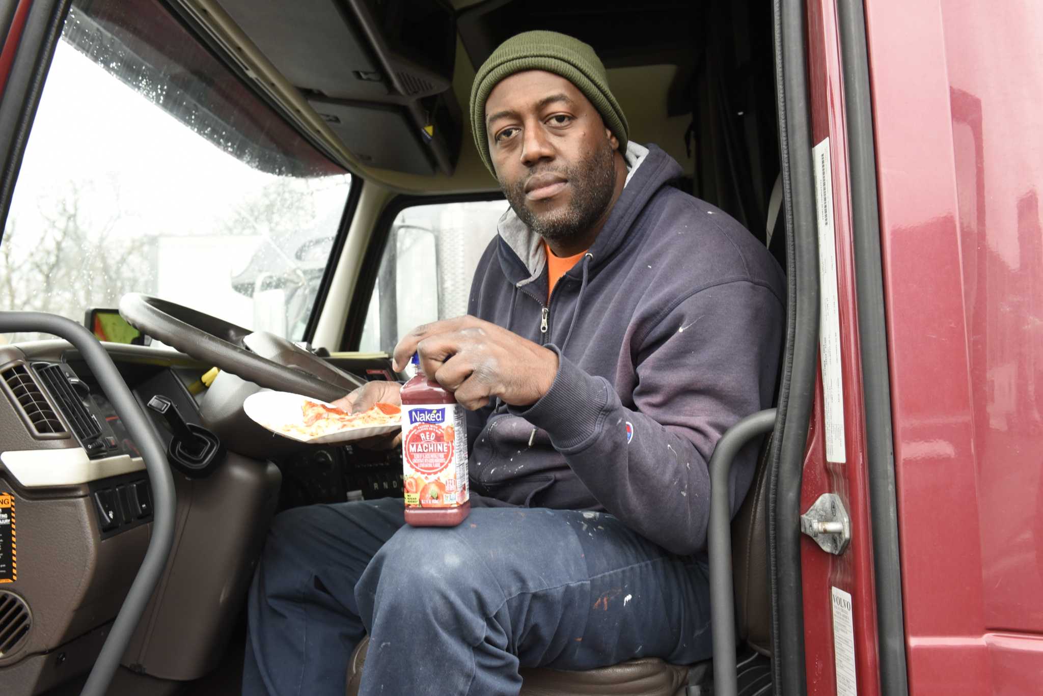 With rush hour traffic gone, truck drivers speed deliveries