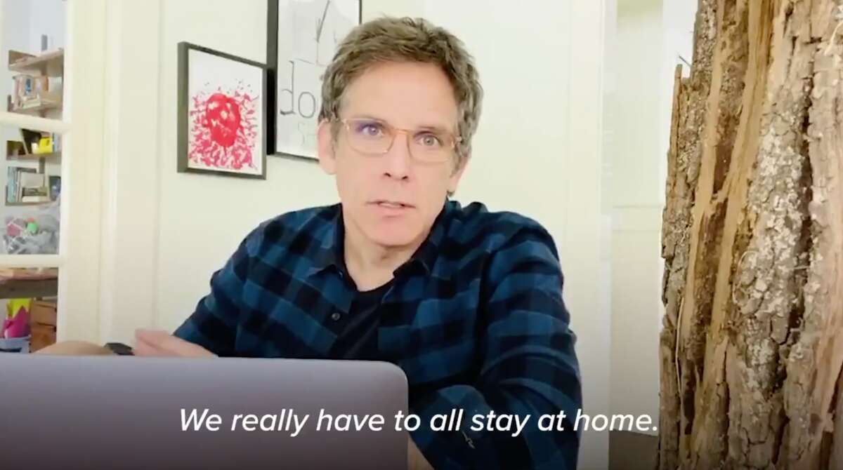 Actor Ben Stiller, in a video posted to Gov. Andrew M. Cuomo's Twitter account on Sunday, March 22, 2020, urges New Yorkers to stay home amid the coronavirus pandemic.