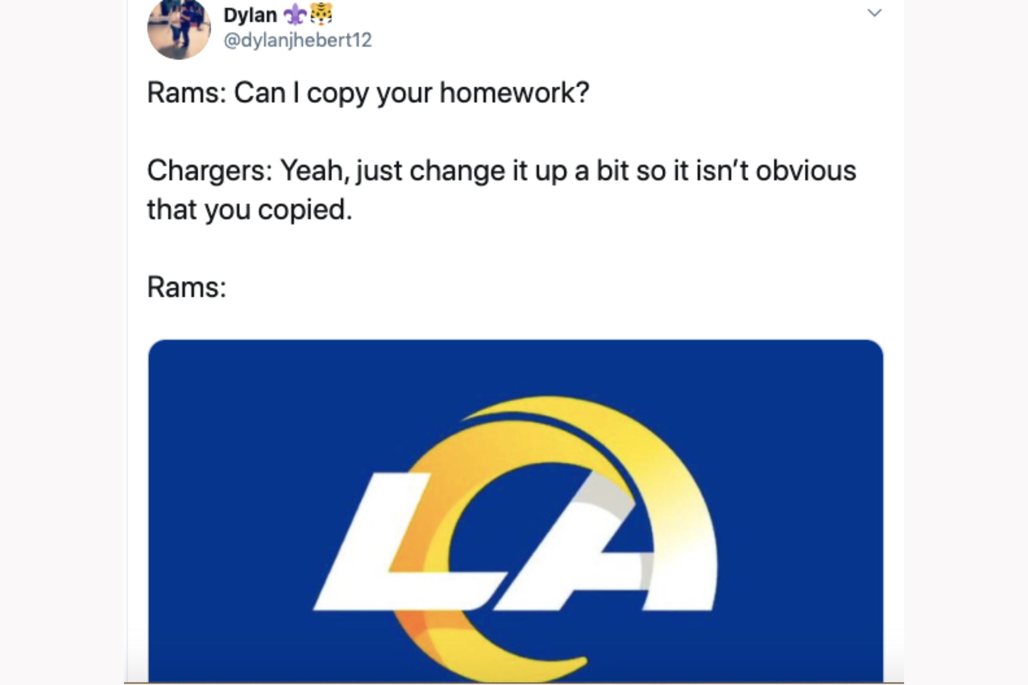 The LA Rams' new logo is bad, confusing and unnecessary 