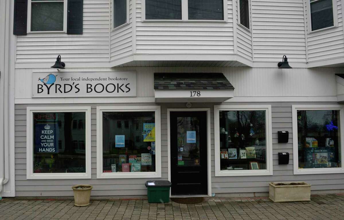Alice Hutchinson, owner of Byrd's Books, will be closing her book store on Monday. The book shop is considered a non-essential business during the COVID-19 emergency. Monday March 23, 2020, in Bethel, Conn.