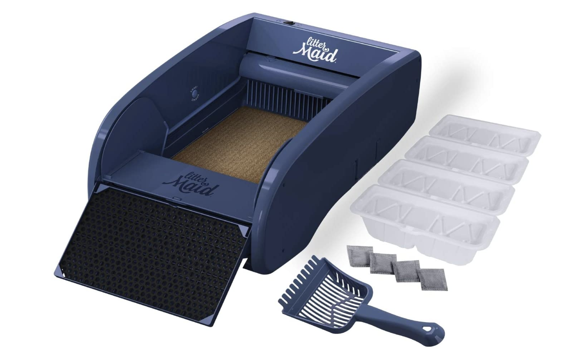 This unique litter box has saved me hours on cleaning my apartment