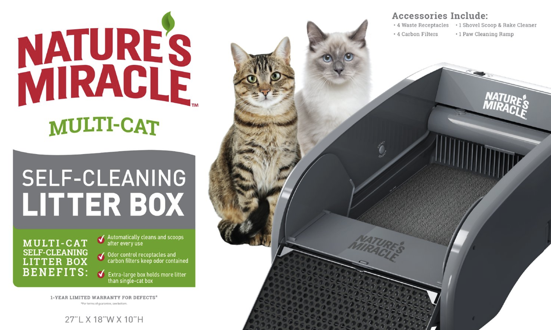 self contained litter box