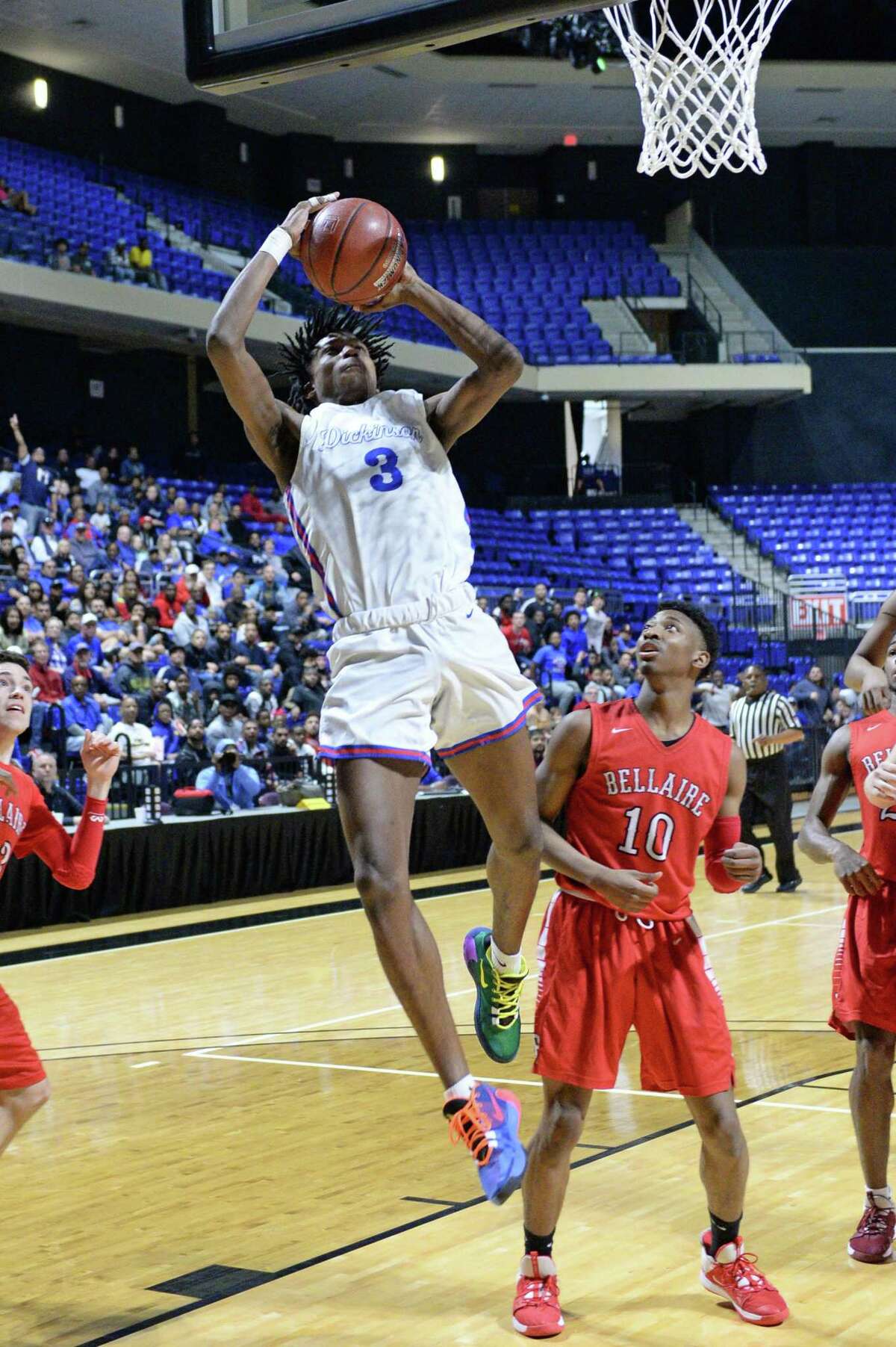 Tramon Mark (3) of Dickinson has been selected co-most valuable player of District 24-6A.