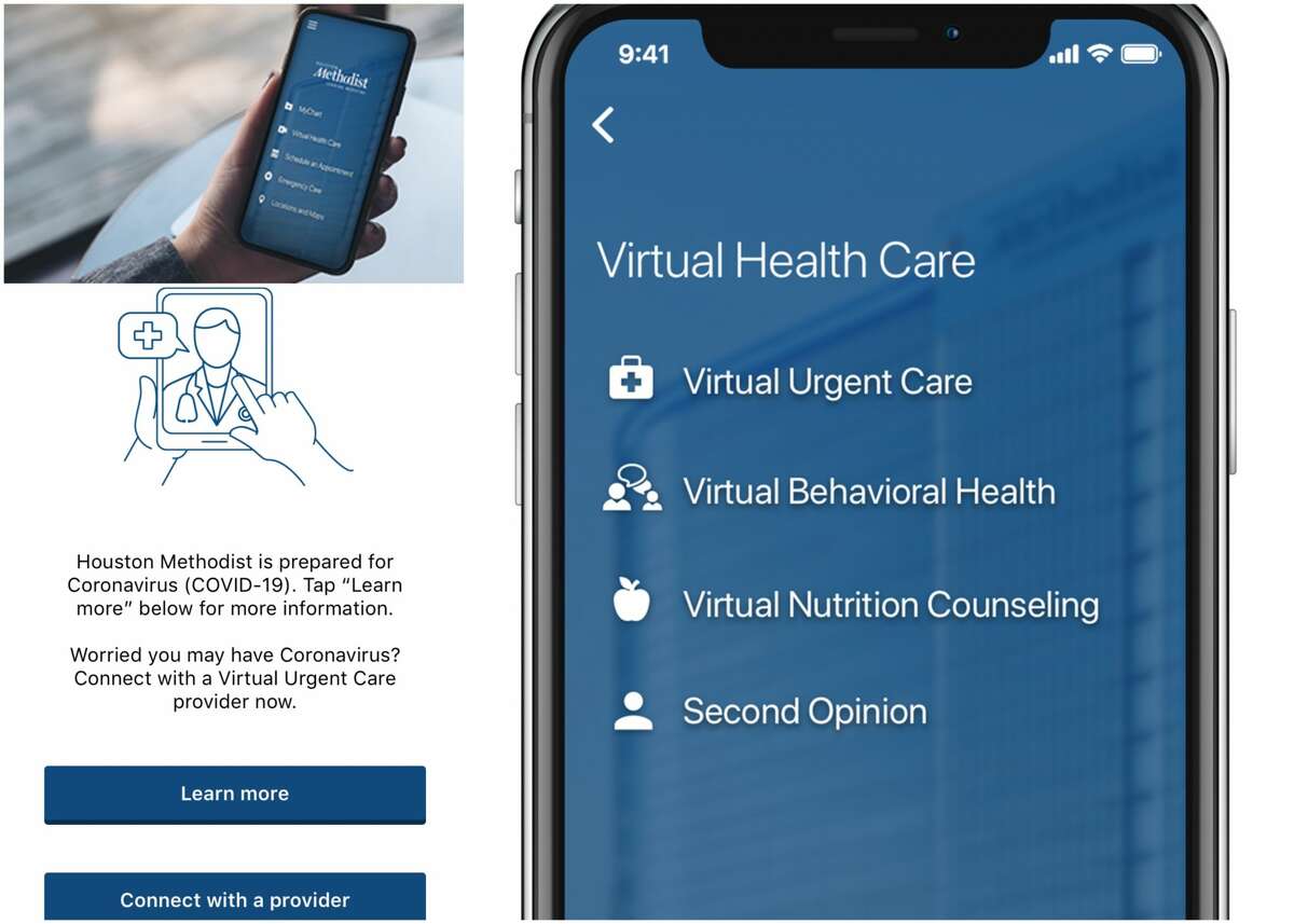 Houston Methodist offers a telemedicine app for virtual doctor's visits.