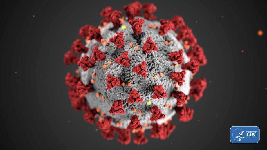 This illustration, created at the Centers for Disease Control and Prevention (CDC), reveals ultrastructural morphology exhibited by coronaviruses. Note the spikes that adorn the outer surface of the virus, which impart the look of a corona surrounding the virion, when viewed electron microscopically. A novel coronavirus, named Severe Acute Respiratory Syndrome coronavirus 2 (SARS-CoV-2), was identified as the cause of an outbreak of respiratory illness first detected in Wuhan, China in 2019. The illness caused by this virus has been named coronavirus disease 2019 (COVID-19). Photo: Centers For Disease Control And Prevention