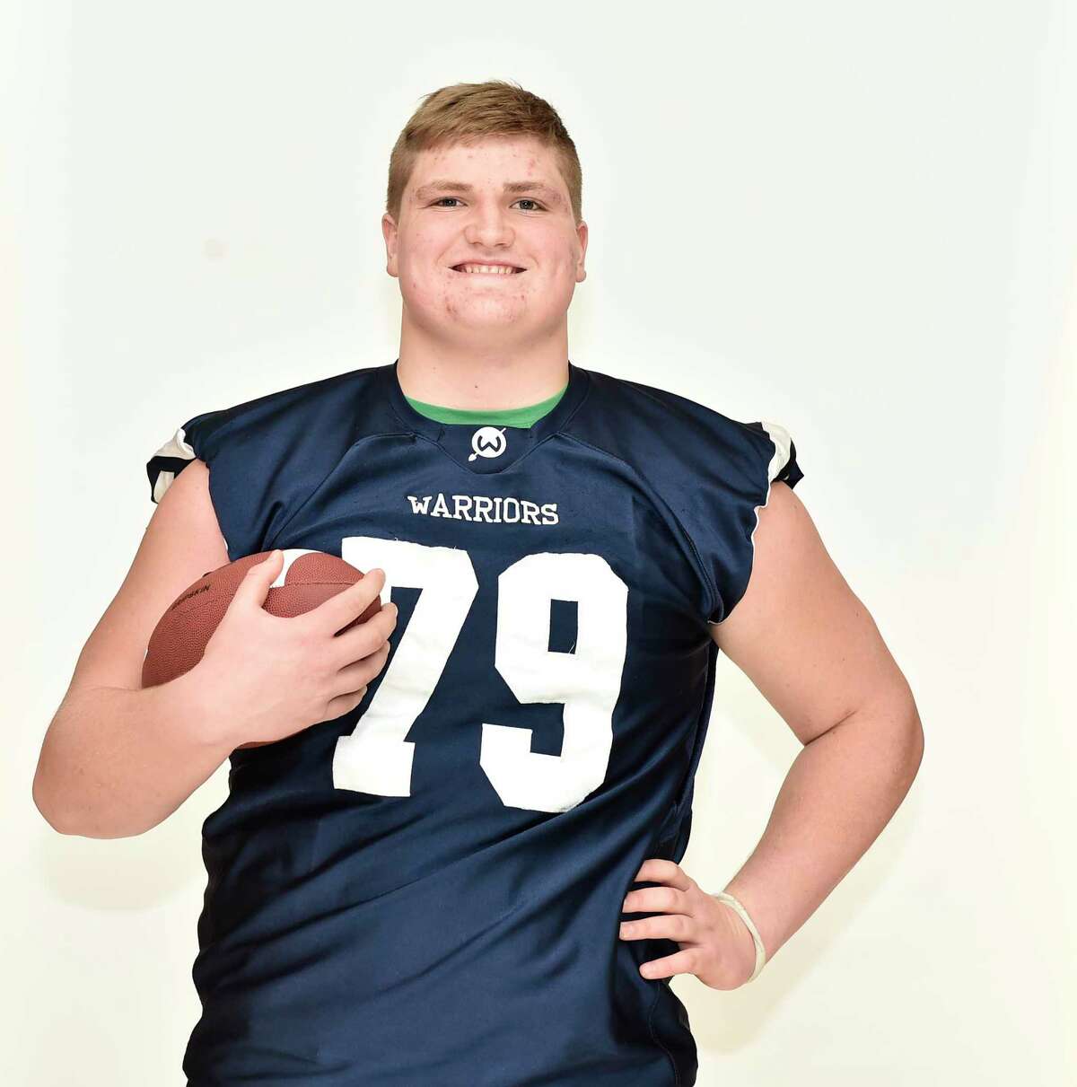 Wilton junior Matt Gulbin has already received offers from 12 Division I college football programs.