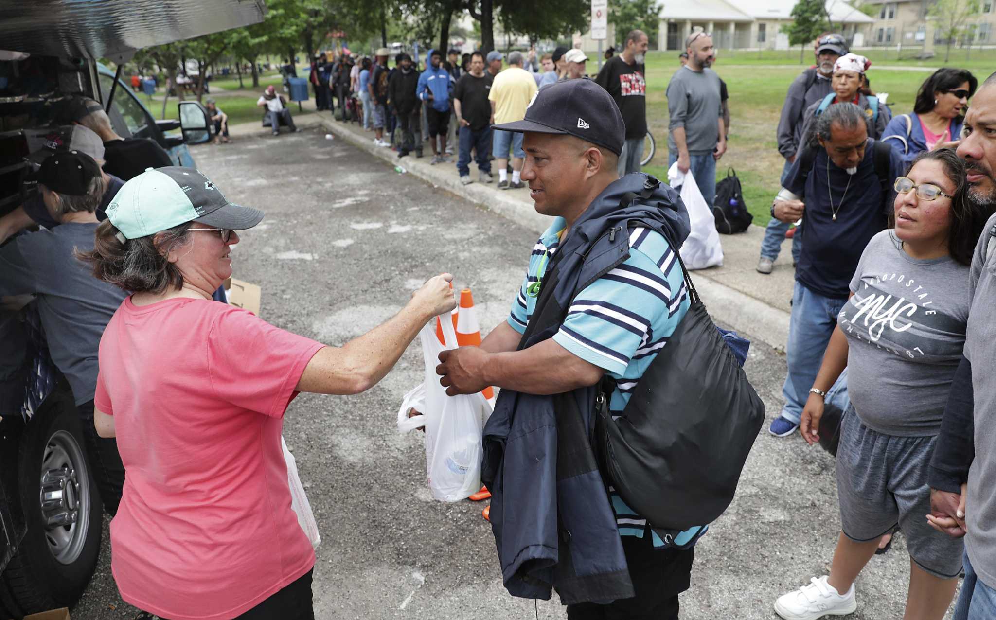 San Antonio Homeless Shelters Struggle To Balance Needed Services With Preventing Coronavirus Outbreak In Crowded Facilities