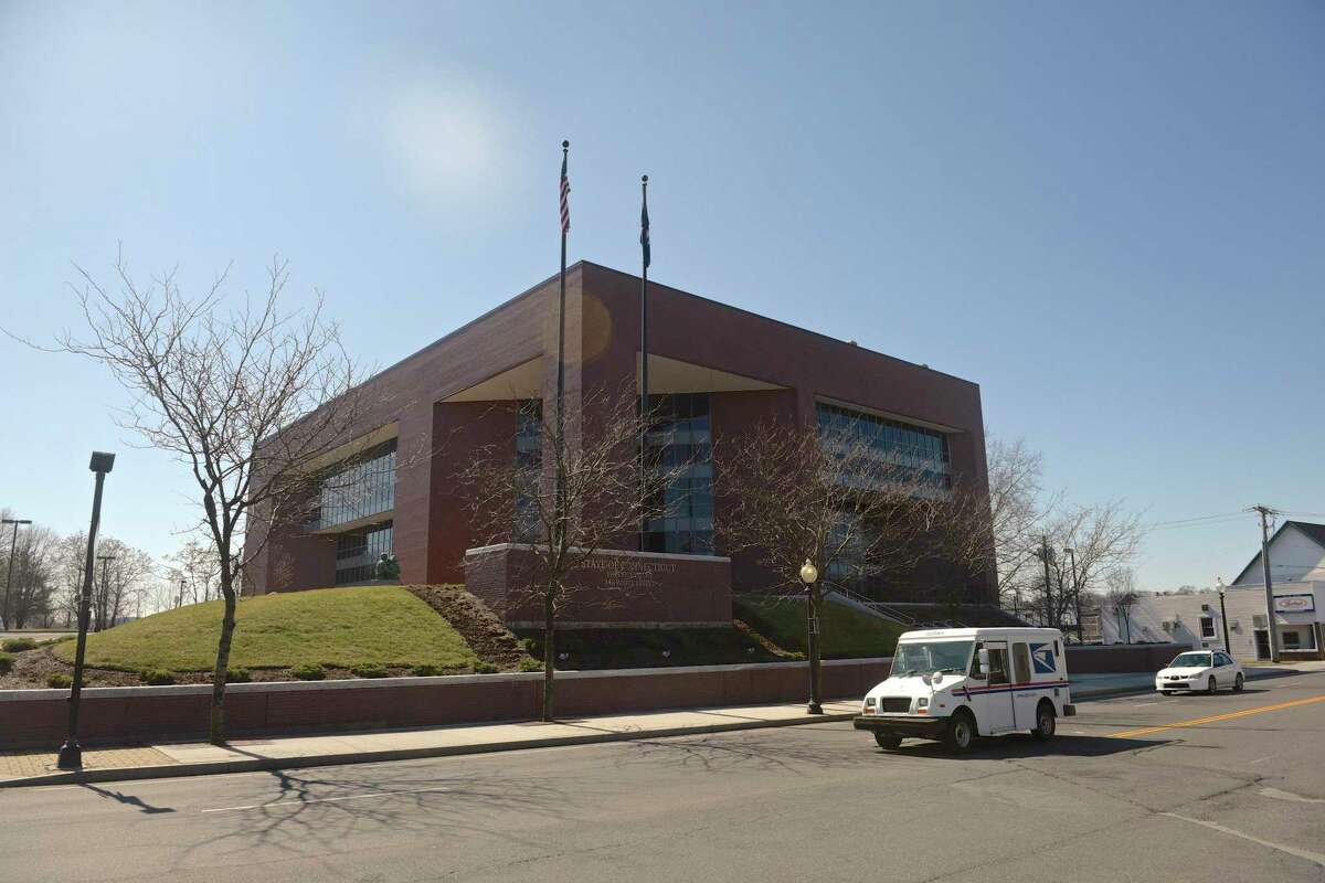 Danbury Superior Courthouse, was closed Wednesday after an employee in the clerk’s office tested positive for the coronavirus. Thursday, March 26, 2020, in Danbury, Conn.