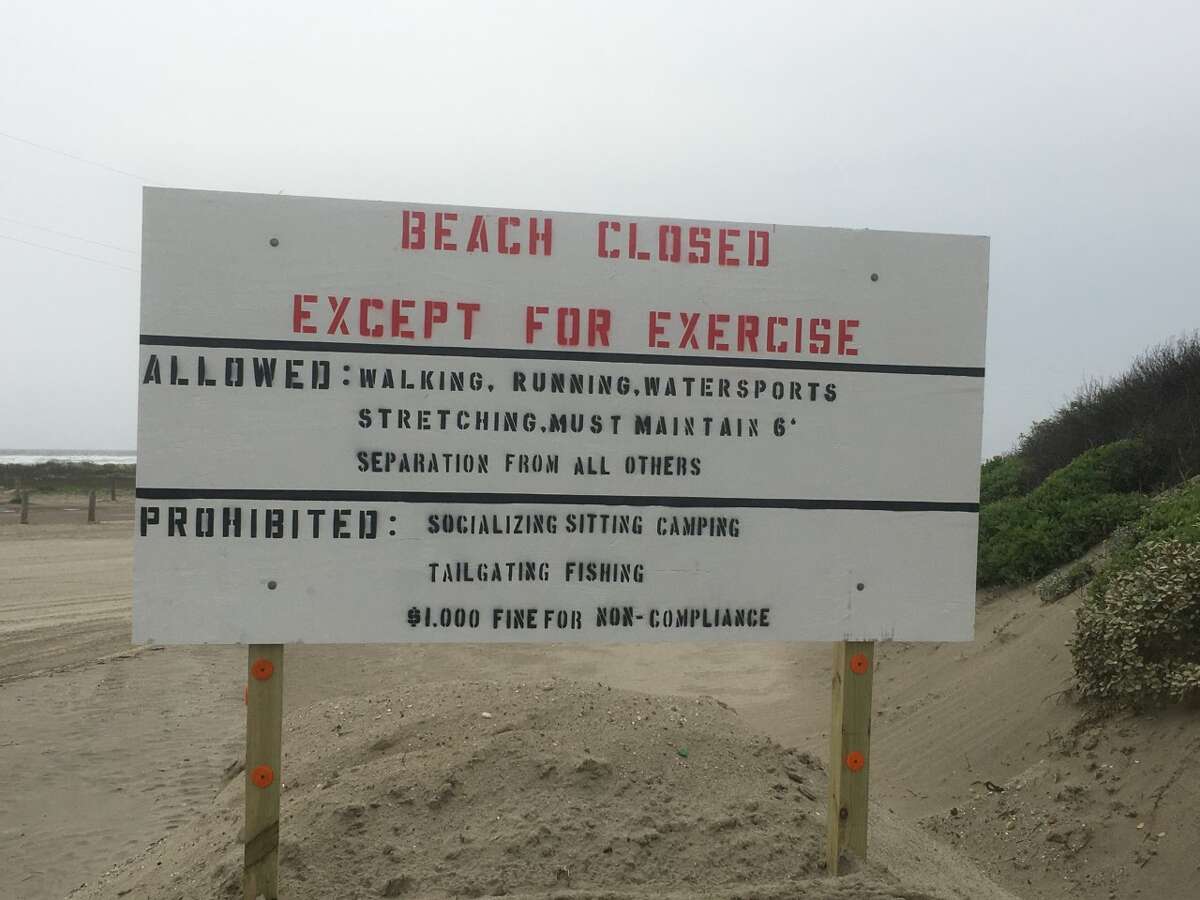 Port Aransas beach has temporarily closed and is only open for exercising activities, city officials said.