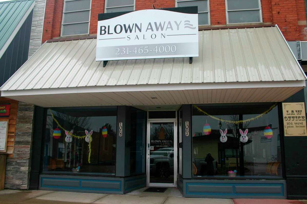 Blown Away Salon owner Heather Hammer has had to close up temporarily due to Gov. Gretchen Whitmer's order to limit places of "public accommodation" in order to help mitigate the spread of the coronavirus. Small business owners in the area are dealing with the difficulty of meeting monthly expenses while being closed to the public. (Pioneer photo/Cathie Crew)