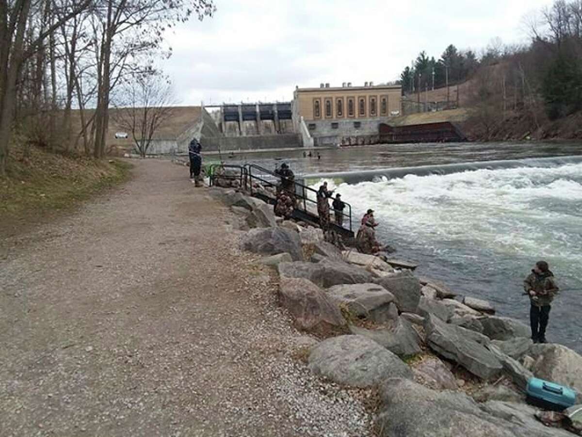 On March 26, many fisherman were out at Tippy Dam. To protect visitors, staff and nearby communities, the DNR has closed Tippy Dam Recreation Area, effective immediately, until further notice. The south side access, which is on land managed by Consumers Energy, also will be closed until further notice. (Courtesy photo)