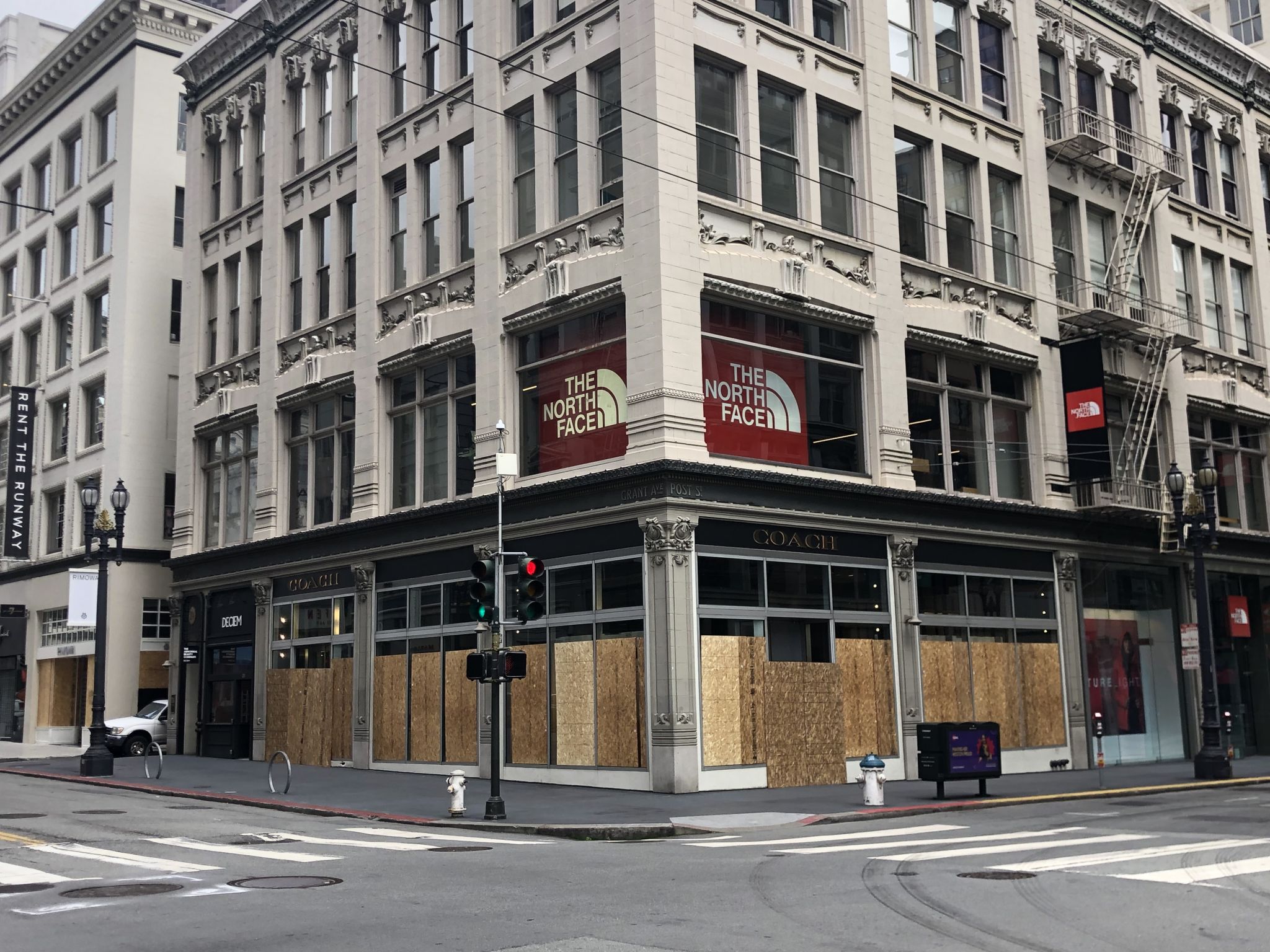 See the boarded-up designer storefronts in San Francisco's Union