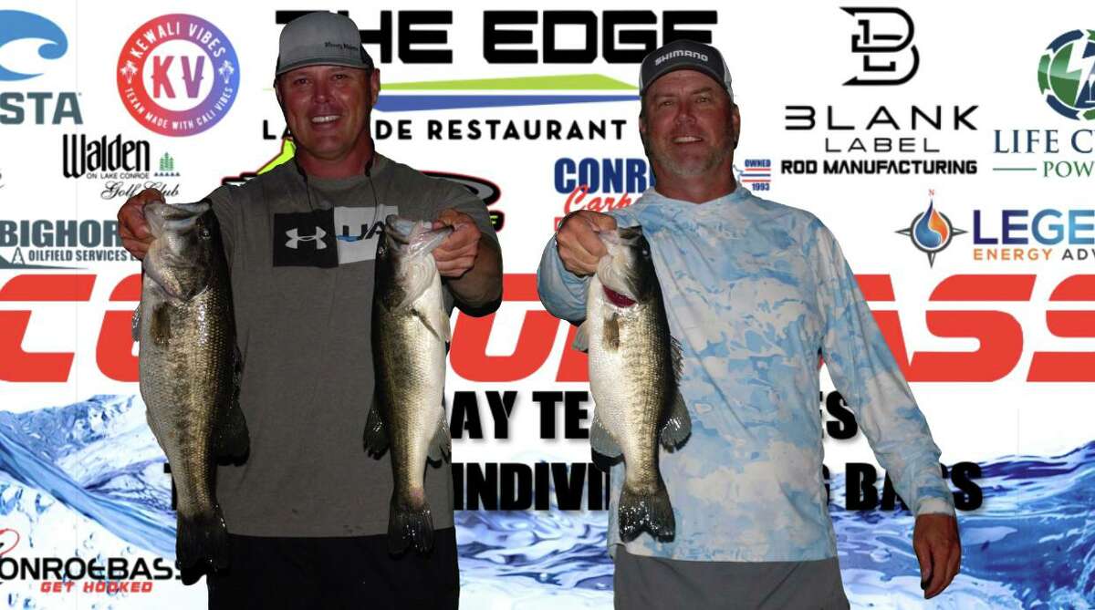 Ronnie Wagner and Trea Luedke came in second place in the CONROEBASS Tuesday tournament with a stringer weight of 13.31 pounds.