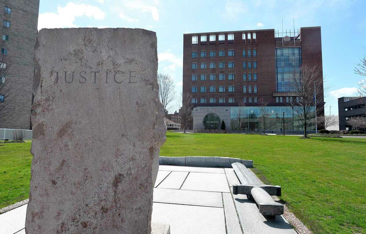 Stamford Superior Courthouse in Stamford, Conn., in April 2020.