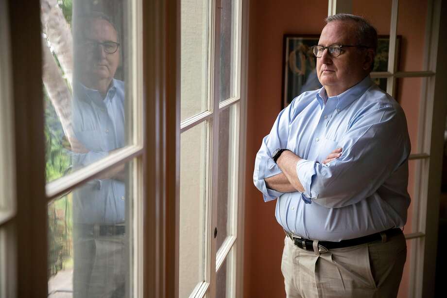 A portrait of Dr. George Rutherford at his home on Tuesday, March 24, 2020, in Piedmont, Calif. Dr. Rutherford is the head of the division of infectious disease and epidemiology at UCSF. Photo: Santiago Mejia / The Chronicle 2020