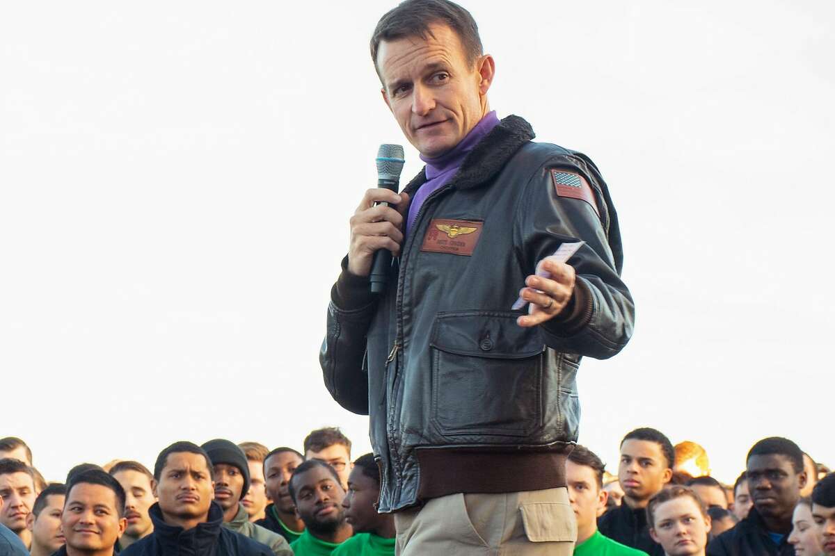 Capt. Brett Crozier was the commander of the aircraft carrier Theodore Roosevelt.