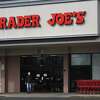 A customer is turned away as the Trader Joe's store at 2258 Black Rock Turnpike is closed for cleaning after an associate tested positive for Covid-19 in Fairfield on Thursday.