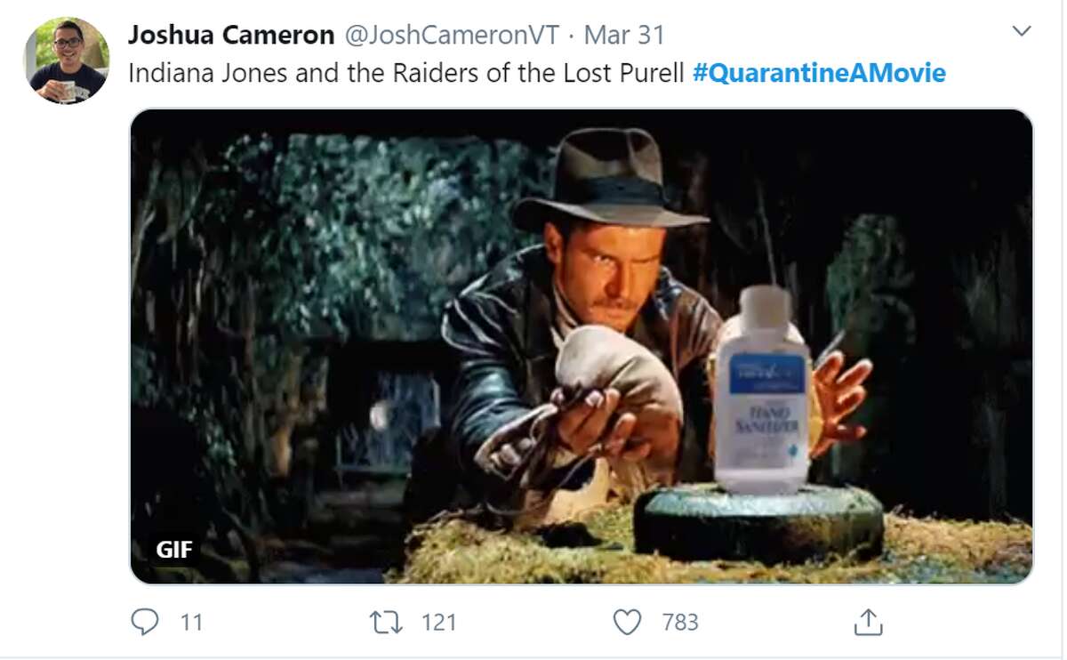 People take to Twitter to share their versions of renaming classic films with quarantine a movie tweets fitting for the current season.