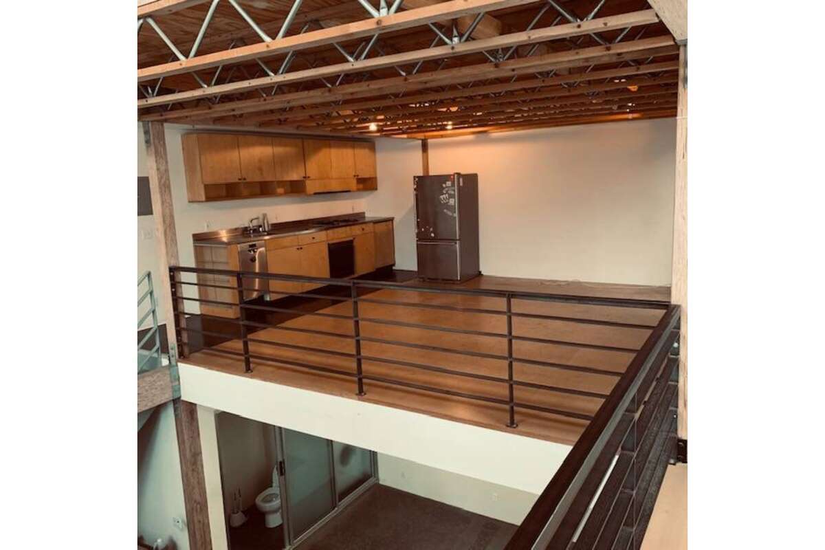 This three-level artist loft is for rent in SoMa.