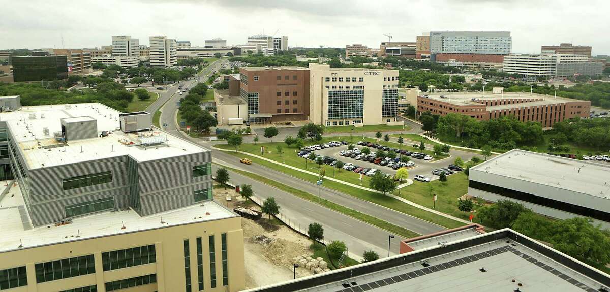 The South Texas Medical Center skyline as seen on Monday, May 4, 2015.