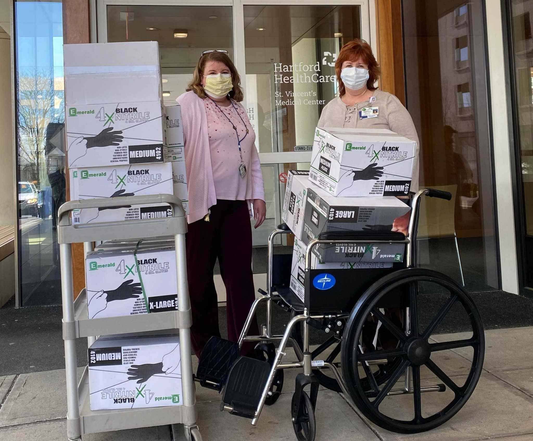 Greenwichbased Splash Car Wash donates muchneeded gloves during