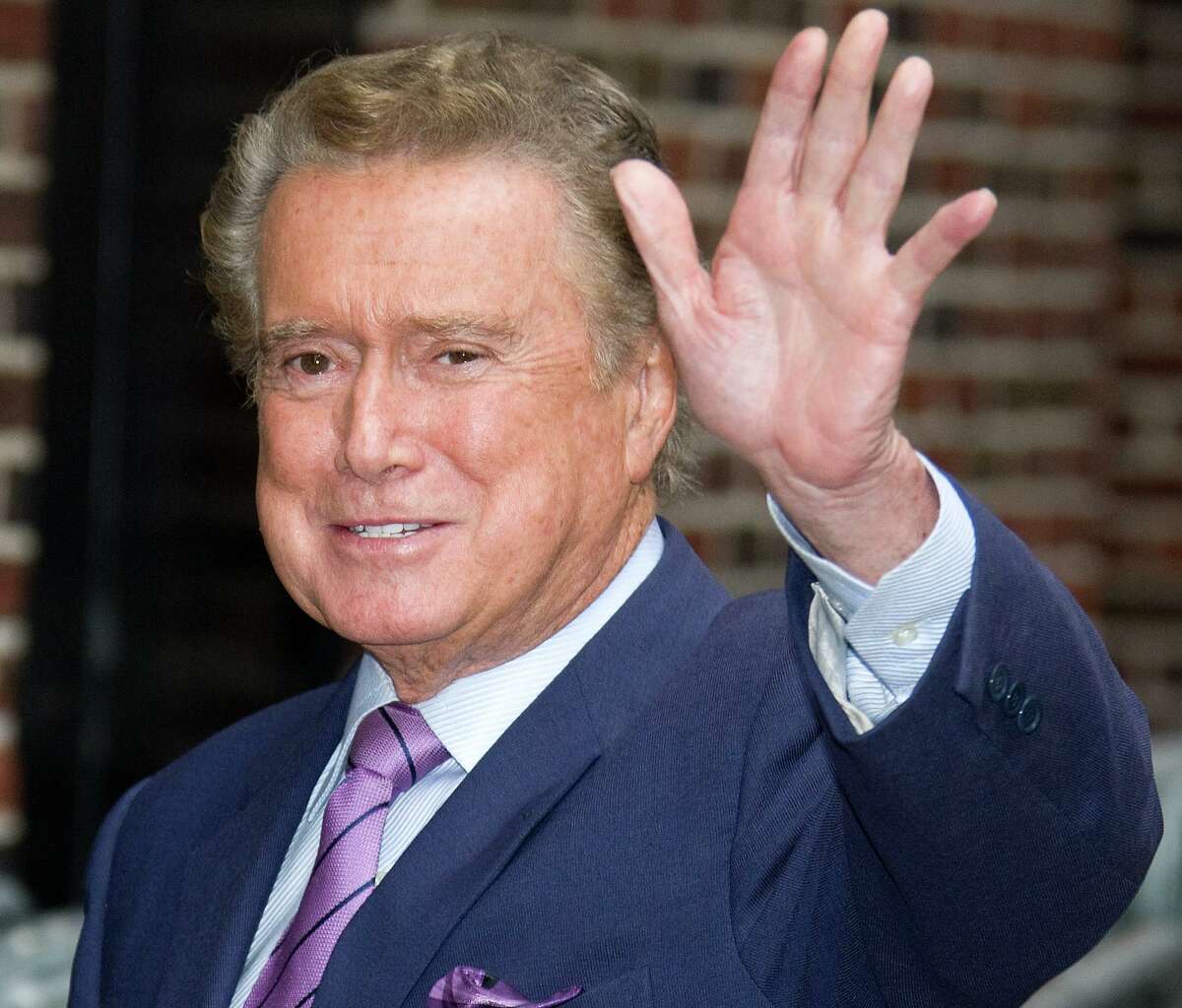 FILE - In this June 11, 2009 file photo, talk show host Regis Philbin arrives for a taping of "The Late Show with David Letterman" in New York. (AP Photo/Charles Sykes, file)