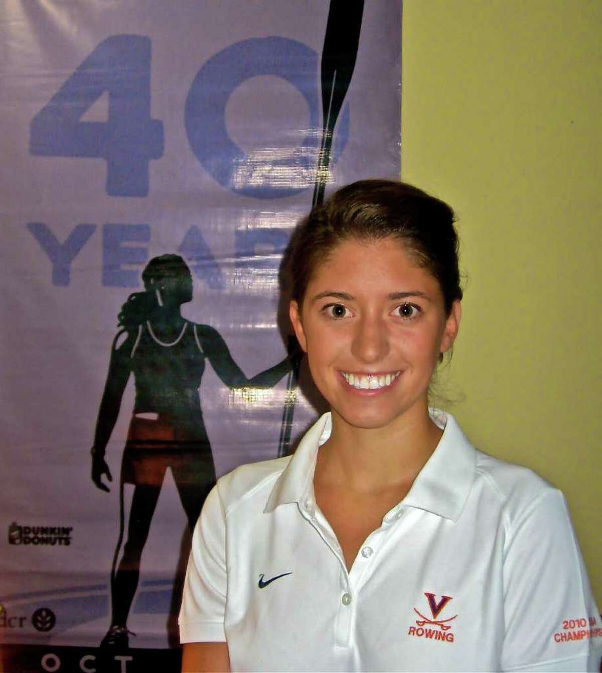 Greenwich's Cristine Candland helped lead the Virginia rowing to an NCAA championship last season.