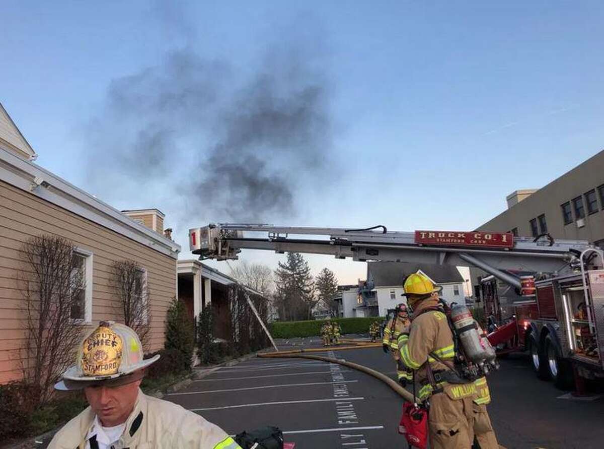 Fire erupts from crematorium at Stamford funeral home