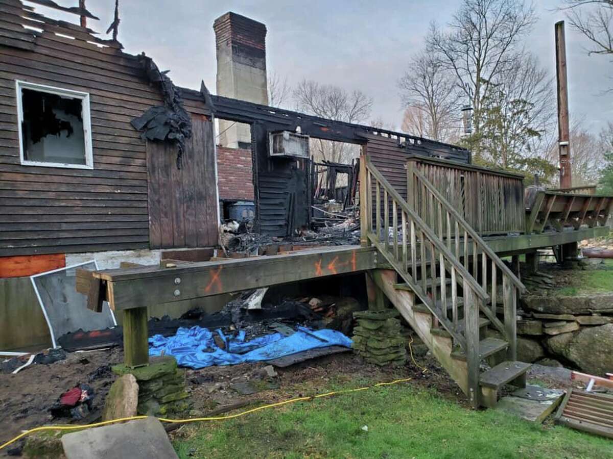 Early morning fire heavily damages Easton home