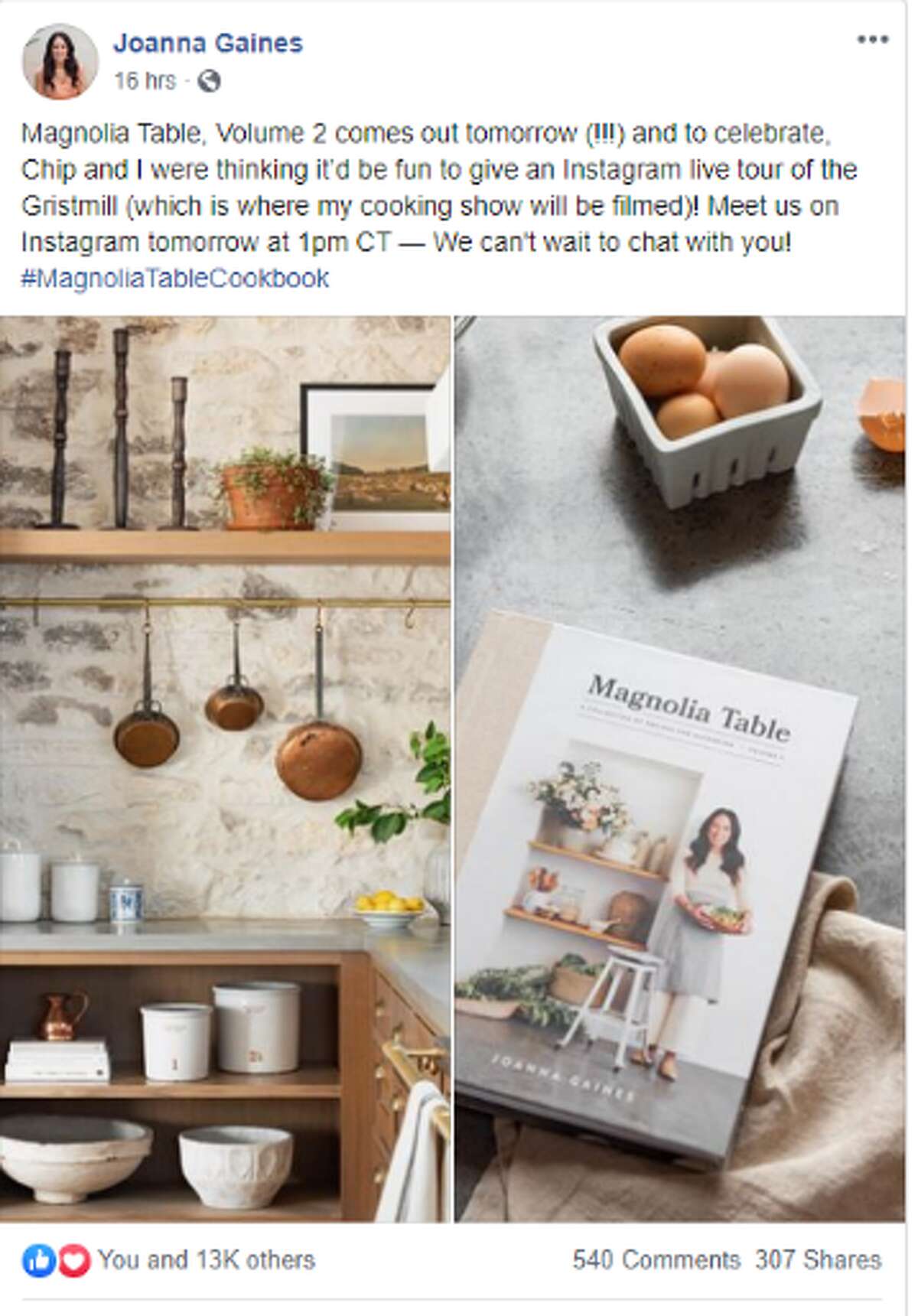 Joanna Gaines gives behindthescenes tour of her new cooking show set