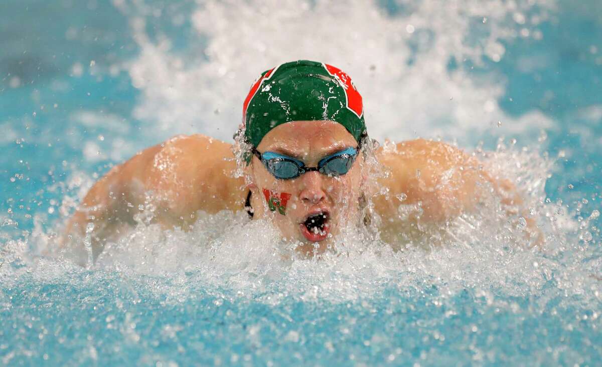 The Woodlands’ Lillie Nordmann earned all-state honors in four events to lead the way for the Highlanders as the team had a bevy of athletes pick up all-state recognition. Their coach, Jeremy Wade, was also tapped as the Texas Interscholastic Swimming Coaches Association’s Class 6A Swimming Coach of the Year.