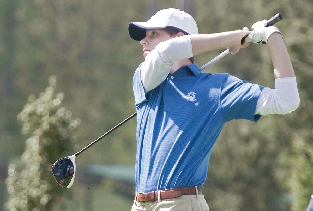 Andrew Smith follows the flight of his shot during a match last year.