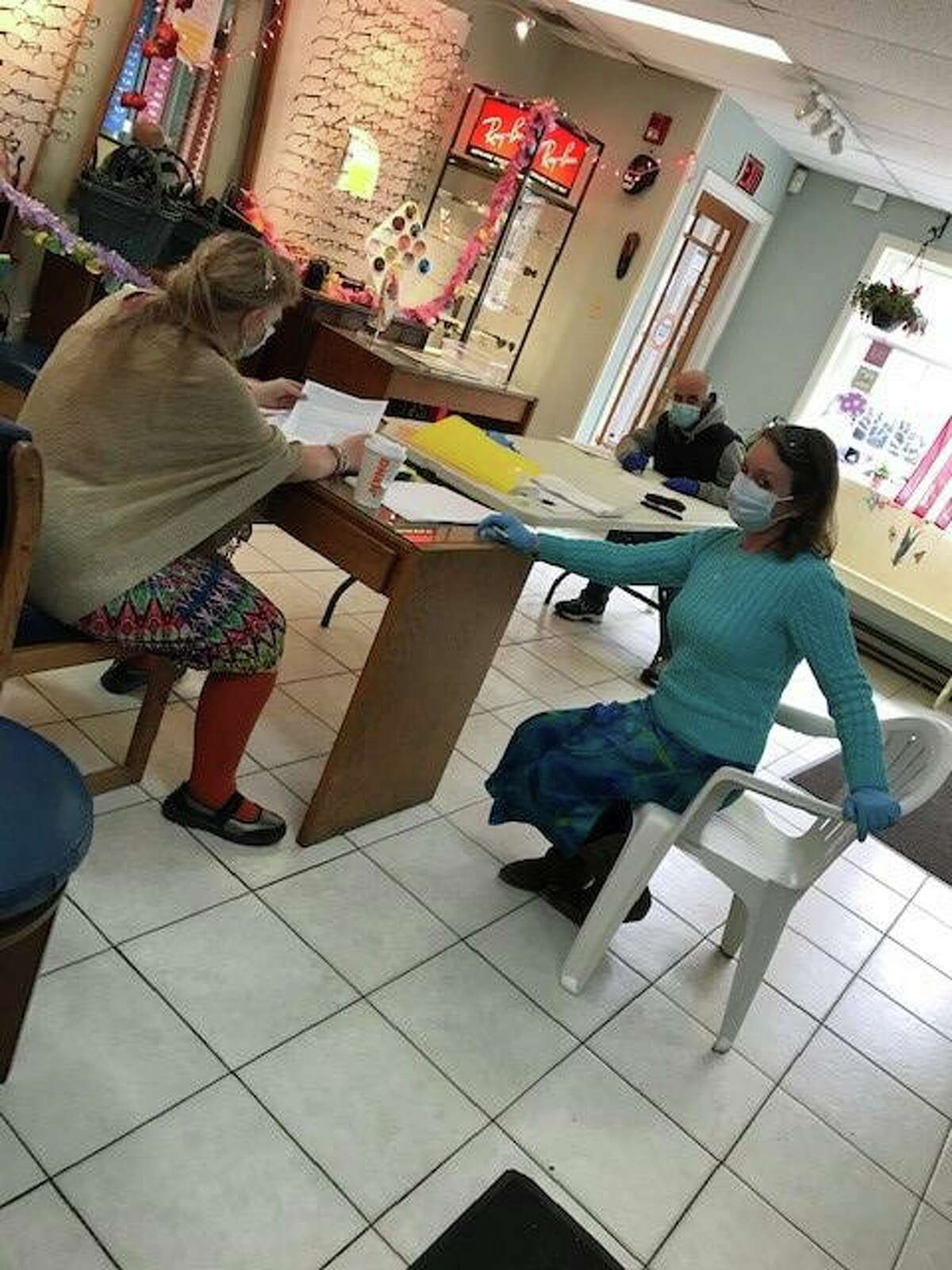 Torrington law office carries on with closing; Ocean State giving away cloth for masks