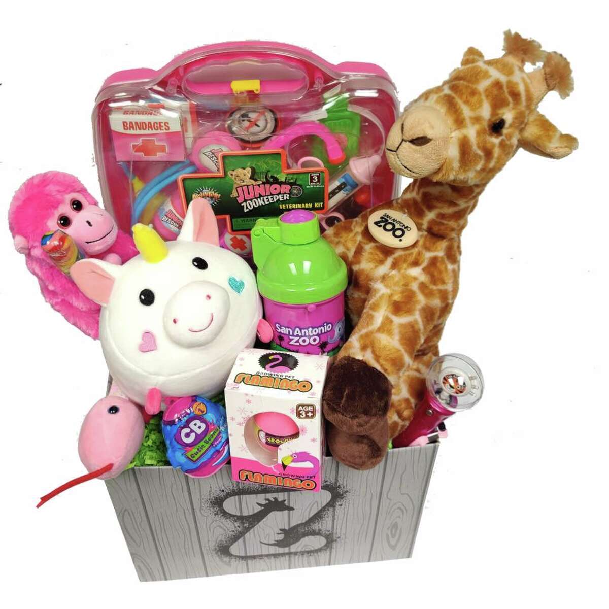 San Antonio Zoo selling a line of wild Easter baskets