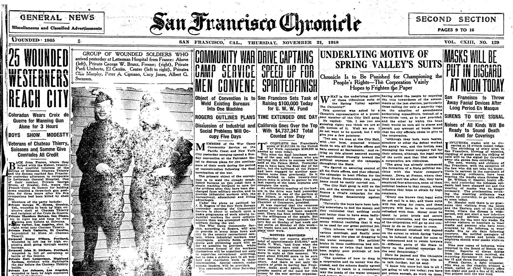 San Francisco's 1918 Spanish flu debacle: a crucial lesson for the ...