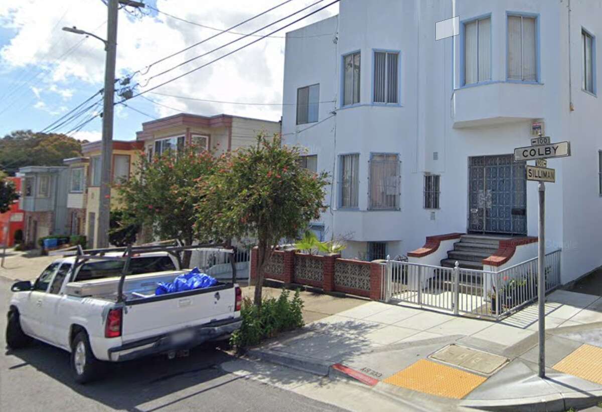The 100 block of Colby Street in San Francisco's Portola District, where the home invasion robbery occured.