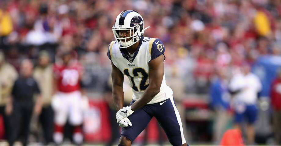 GLENDALE, ARIZONA - DECEMBER 01: Wide receiver Brandin Cooks #12 of the Los Angeles Rams in acduring the first half of the NFL game against the Arizona Cardinals at State Farm Stadium on December 01, 2019 in Glendale, Arizona. (Photo by Christian Petersen/Getty Images) Photo: Christian Petersen/Getty Images / 2019 Getty Images
